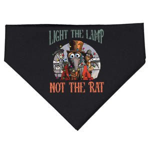 Light The Lamp Not The Rat Christmas USA-Made Doggie Bandana