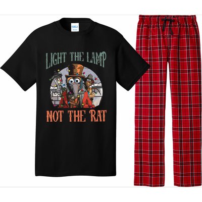 Light The Lamp Not The Rat Christmas Pajama Set