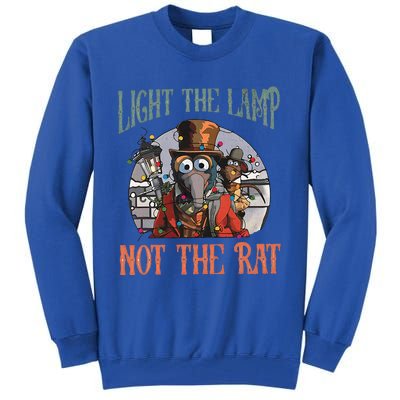 Light The Lamp Not The Rat Christmas Tall Sweatshirt