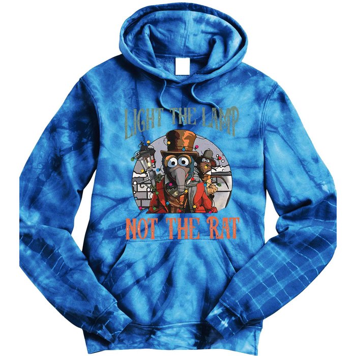 Light The Lamp Not The Rat Christmas Tie Dye Hoodie