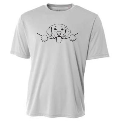 Labrador T Lab Dog Yellow Black Labrador Retriever Cooling Performance Crew T-Shirt