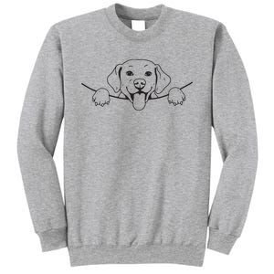 Labrador T Lab Dog Yellow Black Labrador Retriever Sweatshirt