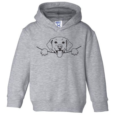 Labrador T Lab Dog Yellow Black Labrador Retriever Toddler Hoodie