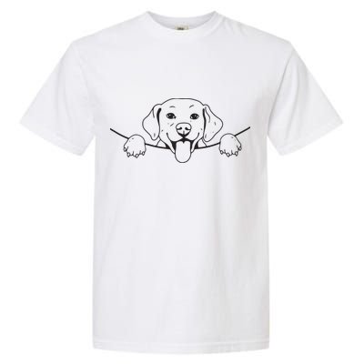Labrador T Lab Dog Yellow Black Labrador Retriever Garment-Dyed Heavyweight T-Shirt