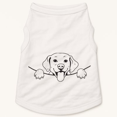 Labrador T Lab Dog Yellow Black Labrador Retriever Doggie Tank