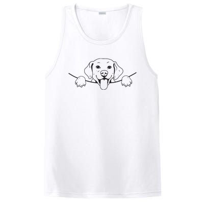 Labrador T Lab Dog Yellow Black Labrador Retriever PosiCharge Competitor Tank