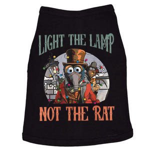 Light The Lamp Not The Rat Christmas Funny Holiday Rat Doggie Tank