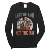 Light The Lamp Not The Rat Christmas Funny Holiday Rat Long Sleeve Shirt