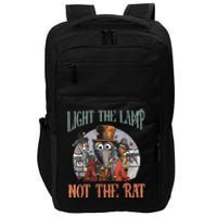 Light The Lamp Not The Rat Christmas Funny Holiday Rat Impact Tech Backpack