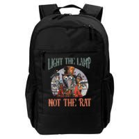 Light The Lamp Not The Rat Christmas Funny Holiday Rat Daily Commute Backpack