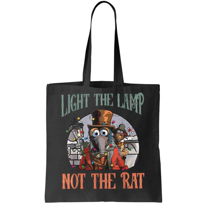 Light The Lamp Not The Rat Christmas Funny Holiday Rat Tote Bag