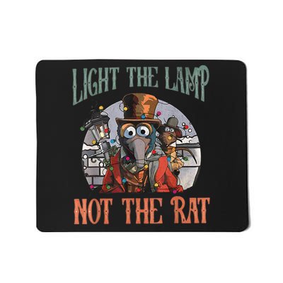 Light The Lamp Not The Rat Christmas Funny Holiday Rat Mousepad