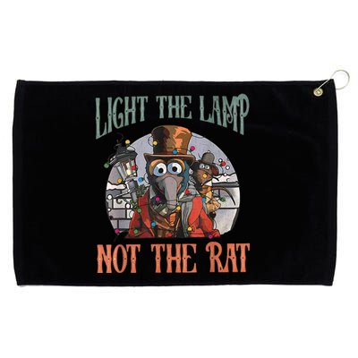 Light The Lamp Not The Rat Christmas Funny Holiday Rat Grommeted Golf Towel