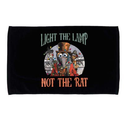 Light The Lamp Not The Rat Christmas Funny Holiday Rat Microfiber Hand Towel