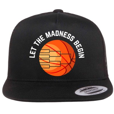 Let The Madness Begin Long Sleeve Basketball Flatbill Hat