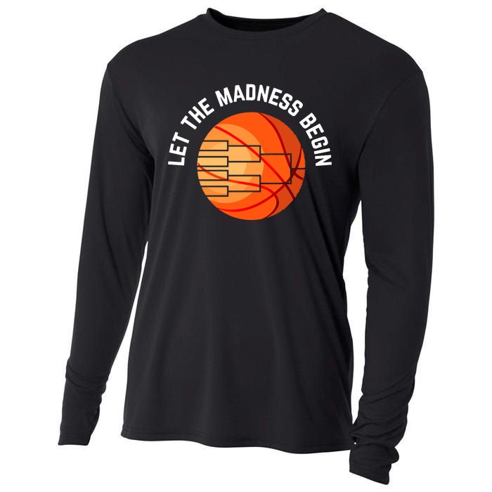 Let The Madness Begin Long Sleeve Basketball Cooling Performance Long Sleeve Crew