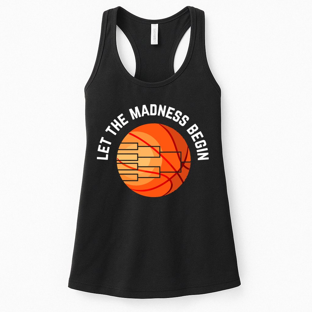 Let The Madness Begin Long Sleeve Basketball Womens Tank Top