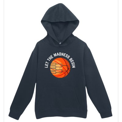 Let The Madness Begin Long Sleeve Basketball Urban Pullover Hoodie