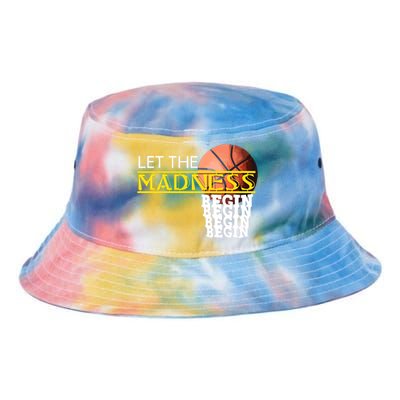 Let The Madness Begin Novelty Basketball Tie Dye Newport Bucket Hat