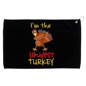 Loudest Turkey Matching Family Group Thanksgiving Party Grommeted Golf Towel