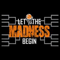 Let the madness begin Basketball Madness College March Cooling Performance Crew T-Shirt