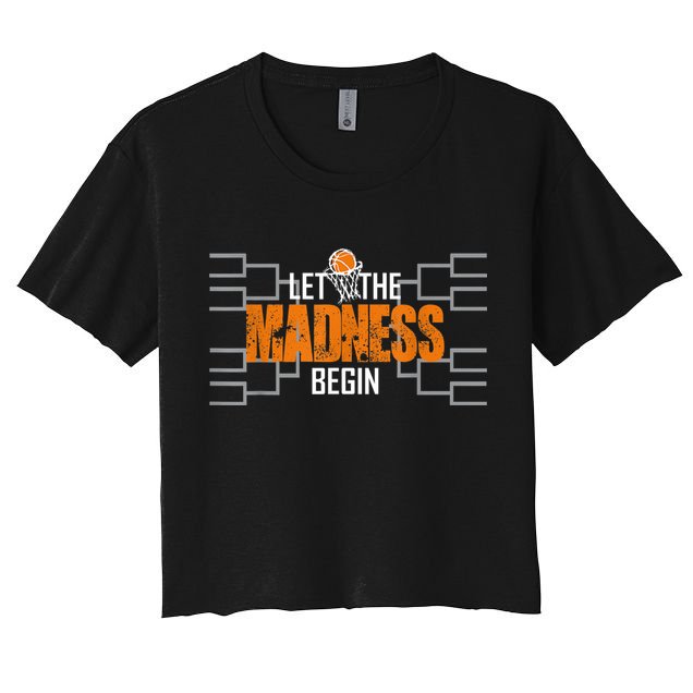 Let the madness begin Basketball Madness College March Crop Top