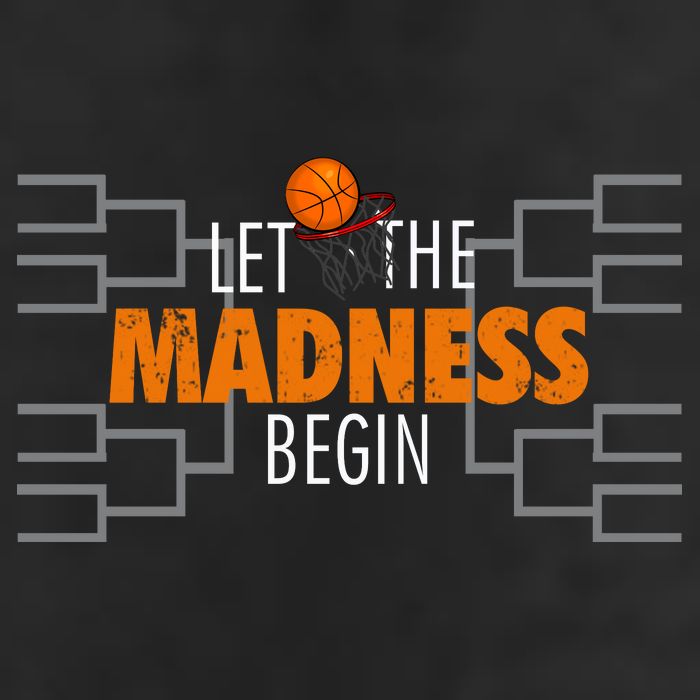 Let The Madness Begin A Funny Gift For Basketball Madness College March Premium Adult Drive Performance Visor