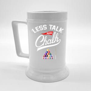 Let Talk More Chalk Great Ideas For Billiards Lover Gift Father's Day Beer Stein