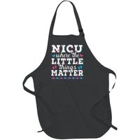 Little things matter Neonatal intensive care NICU Nurse Full-Length Apron With Pockets