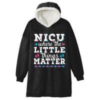 Little things matter Neonatal intensive care NICU Nurse Hooded Wearable Blanket