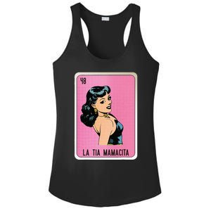 La Tia Mamacita Mexican Slang Chicano Bingo Cards Ladies PosiCharge Competitor Racerback Tank