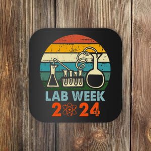 Laboratory Tech Medical Technician Scientist Lab Week 2024 Coaster