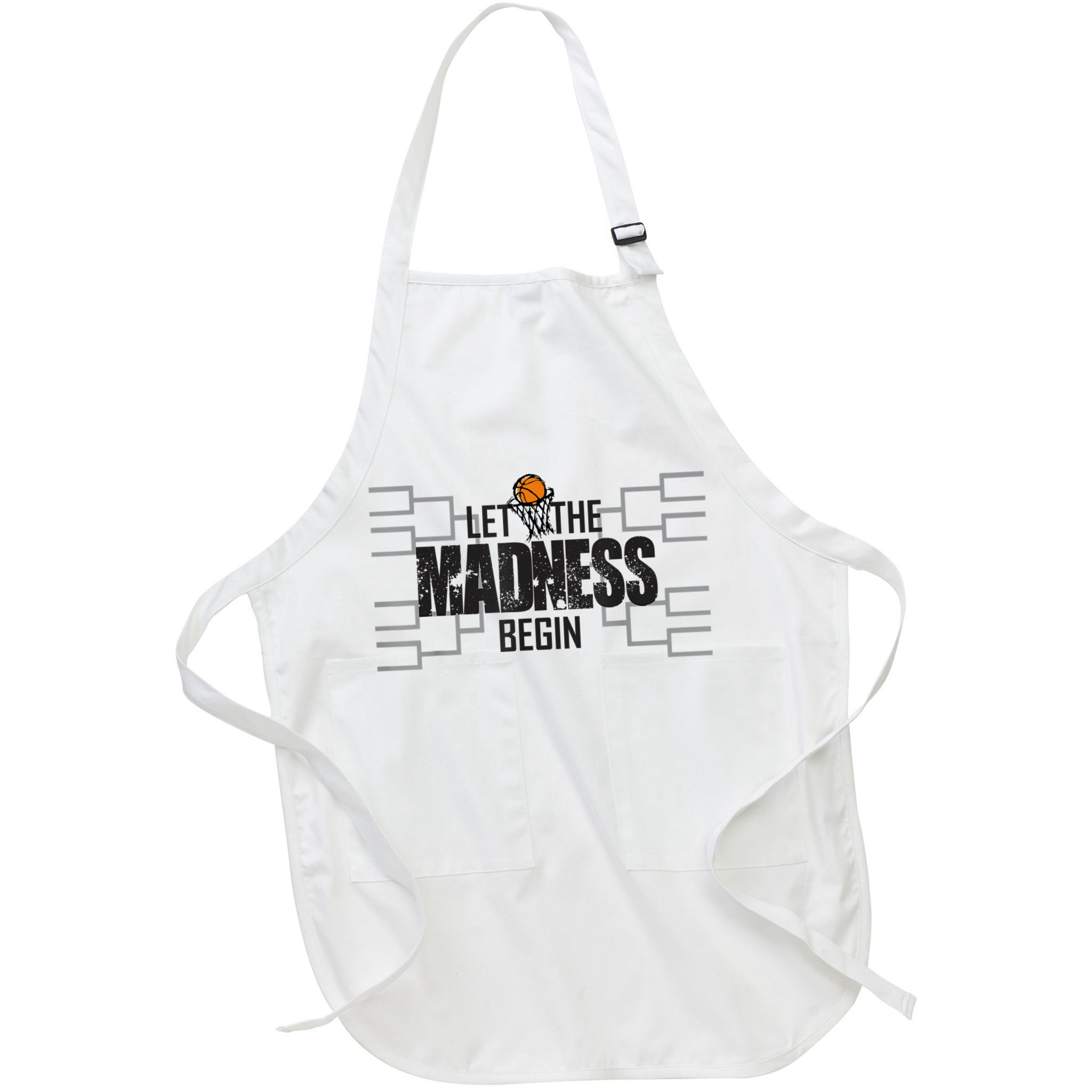 Let The Madness Begin College March Brackets Tournament Apron