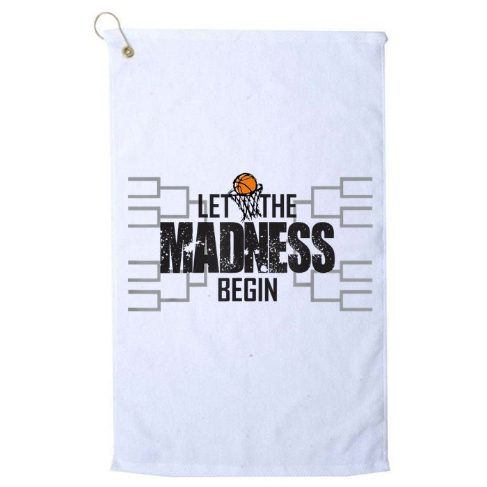 Let The Madness Begin College March Brackets Tournament Golf Towel