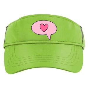 Love Text Message Adult Drive Performance Visor