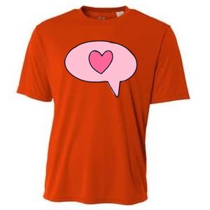 Love Text Message Cooling Performance Crew T-Shirt