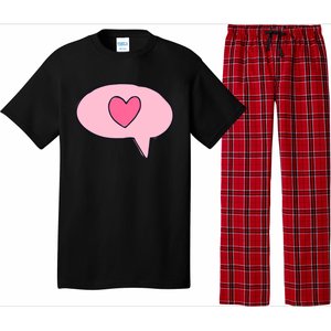 Love Text Message Pajama Set