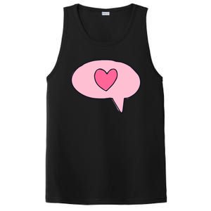 Love Text Message PosiCharge Competitor Tank