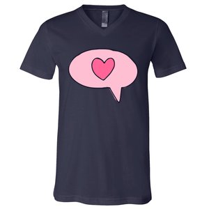 Love Text Message V-Neck T-Shirt