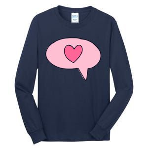 Love Text Message Tall Long Sleeve T-Shirt