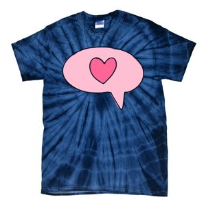 Love Text Message Tie-Dye T-Shirt