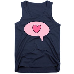 Love Text Message Tank Top