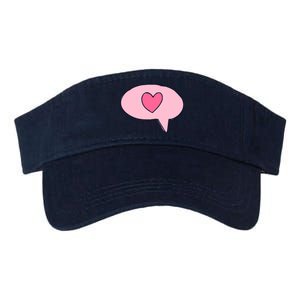 Love Text Message Valucap Bio-Washed Visor