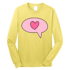 Love Text Message Long Sleeve Shirt