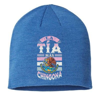 La Tía Más Chingona Mexican Aunty Gift Sustainable Beanie