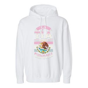 La Tía Más Chingona Mexican Aunty Gift Garment-Dyed Fleece Hoodie