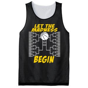 Let The Madness Begin Basketball Madness College Mesh Reversible Basketball Jersey Tank