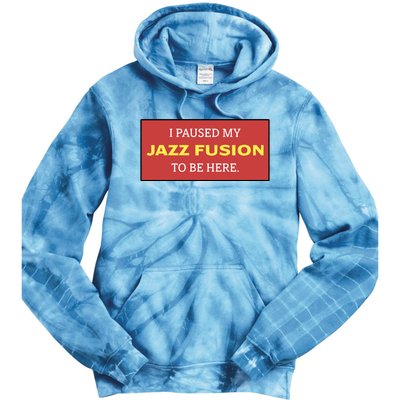 Lonious Thee Monk I Paused My Jazz Fusion To Be Here Tie Dye Hoodie