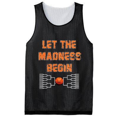 Let The Madness Begin Basketball Hoodie Mesh Reversible Basketball Jersey Tank