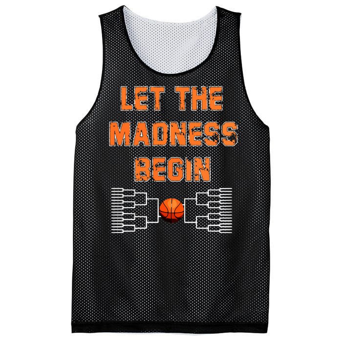 Let The Madness Begin Basketball Hoodie Mesh Reversible Basketball Jersey Tank